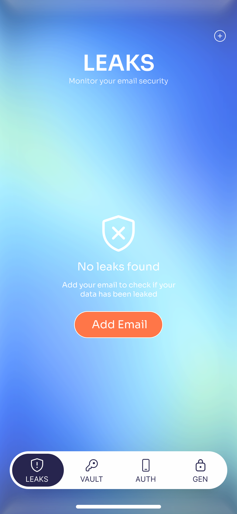 Leaks — empty state